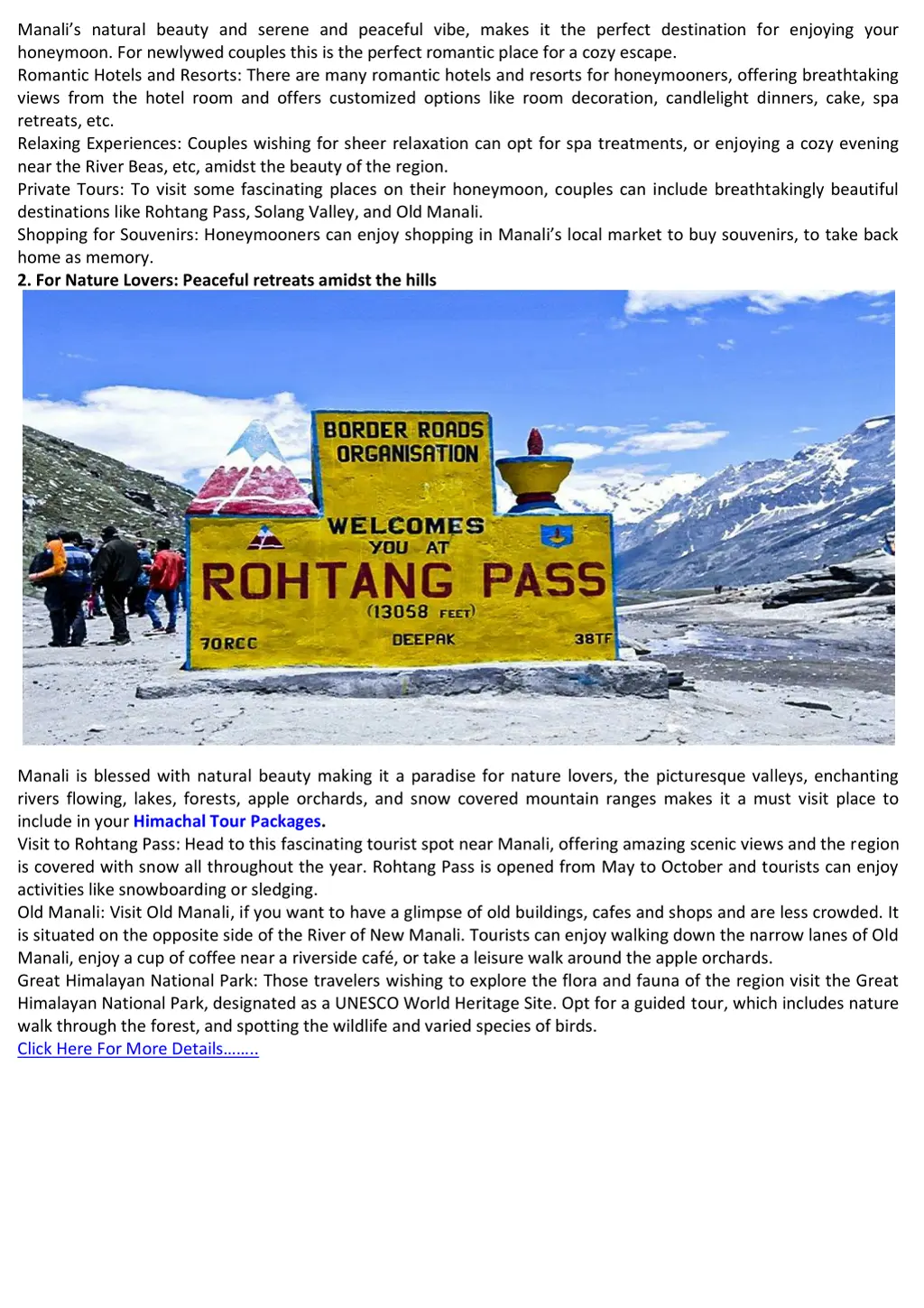 manali s natural beauty and serene and peaceful