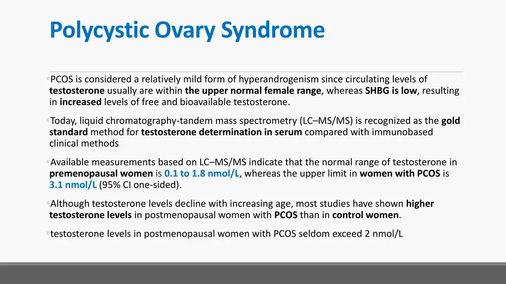 polycystic ovary syndrome 1