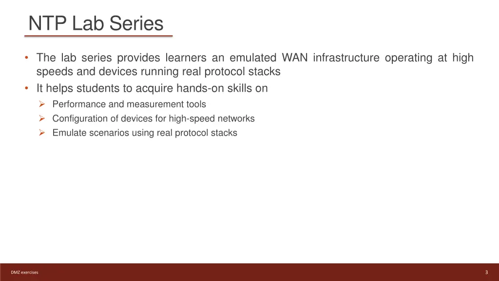 ntp lab series
