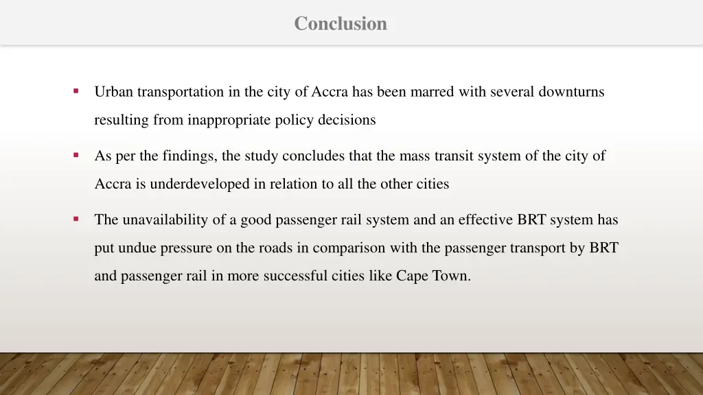 conclusion