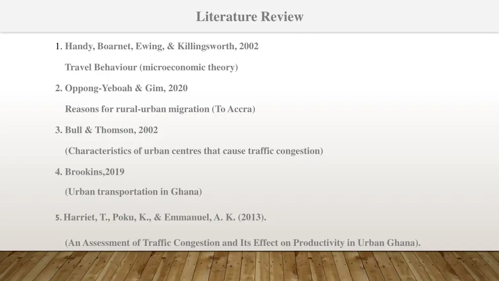 literature review