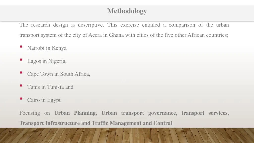 methodology