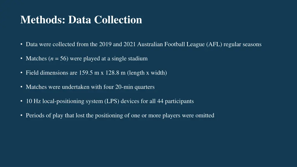 methods data collection