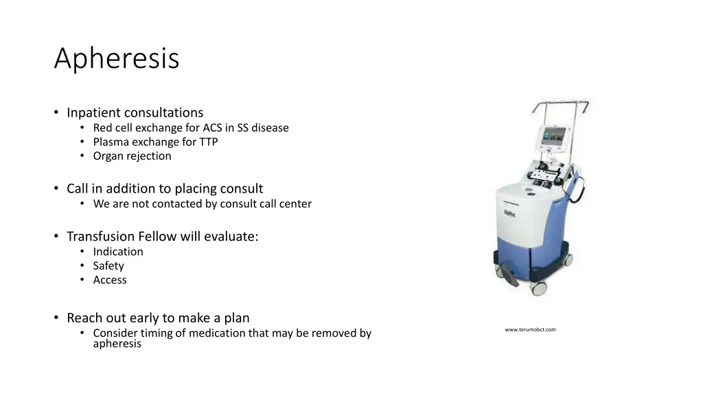 apheresis