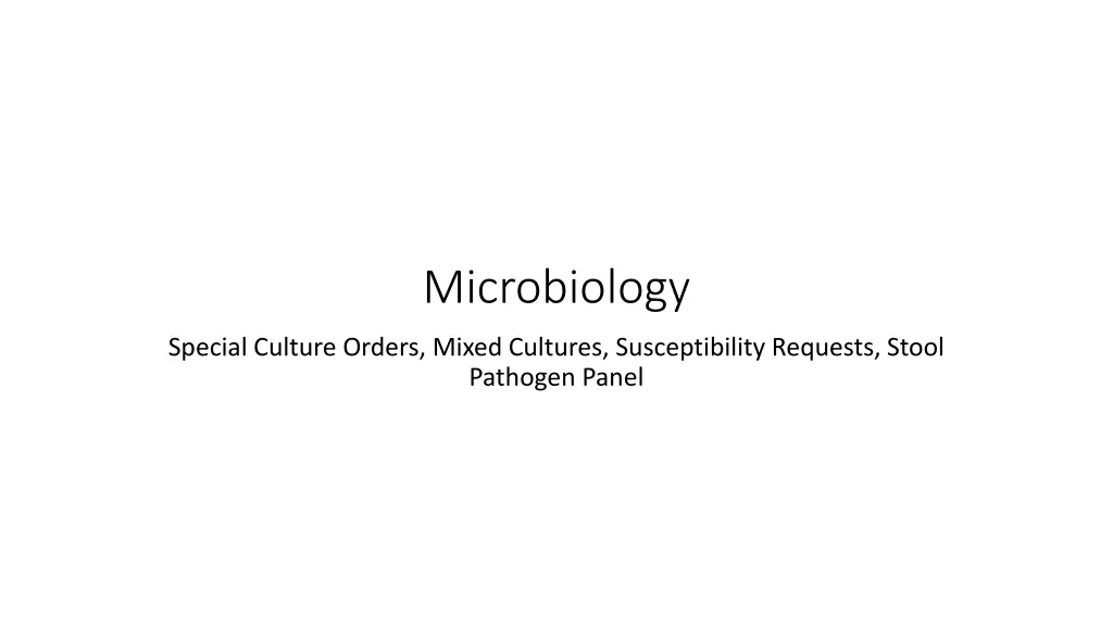 microbiology