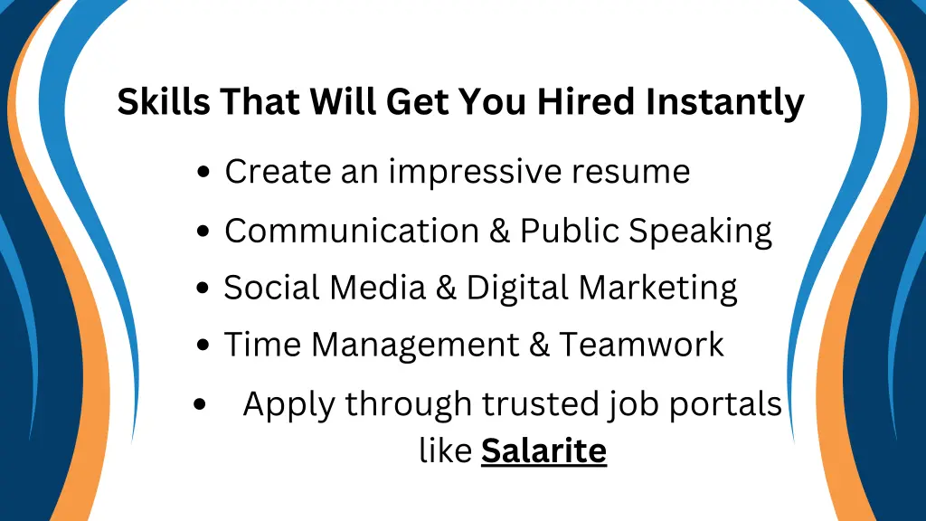 skills that will get you hired instantly