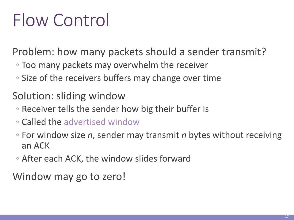 flow control