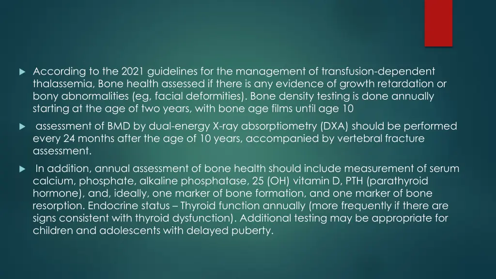 according to the 2021 guidelines