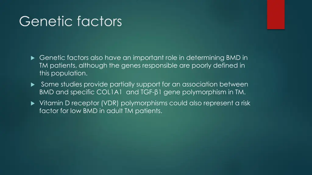 genetic factors