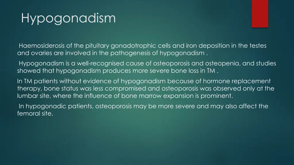 hypogonadism