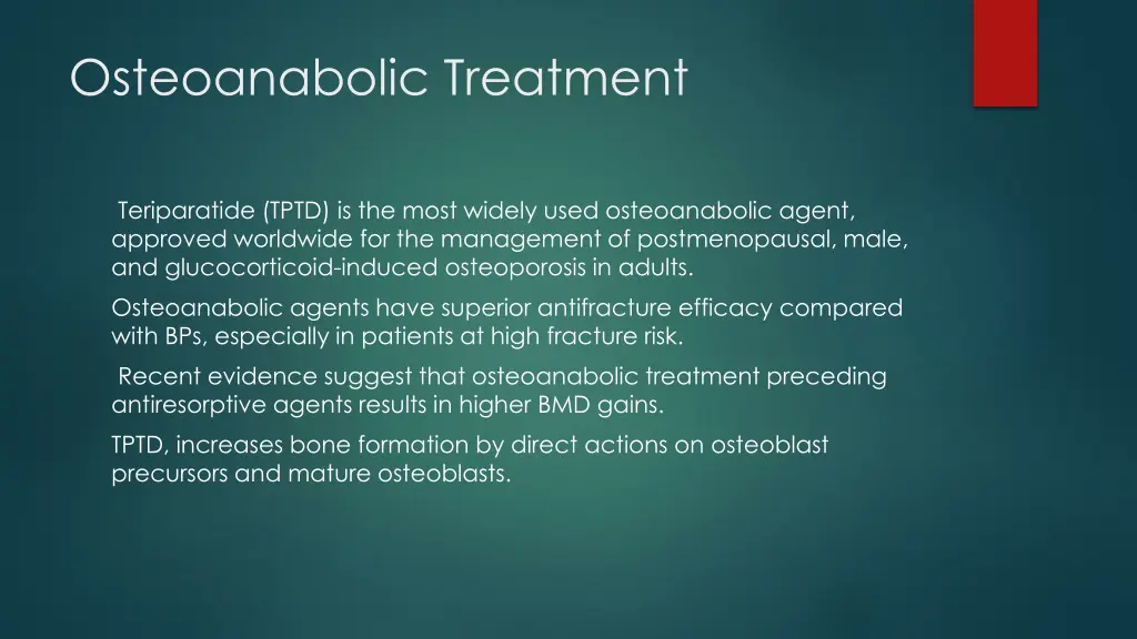 osteoanabolic treatment