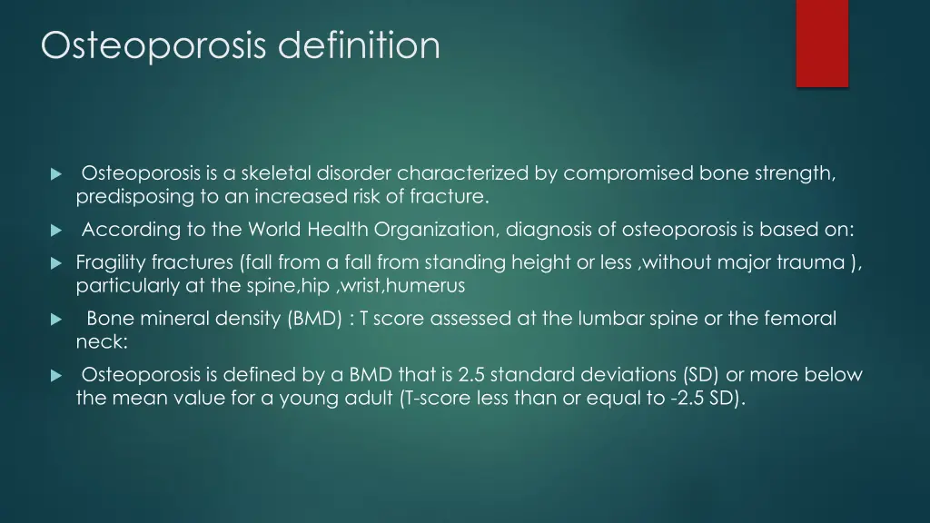 osteoporosis definition
