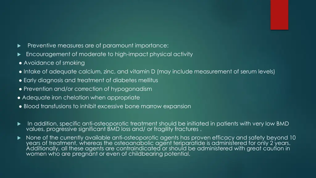 preventive measures are of paramount importance