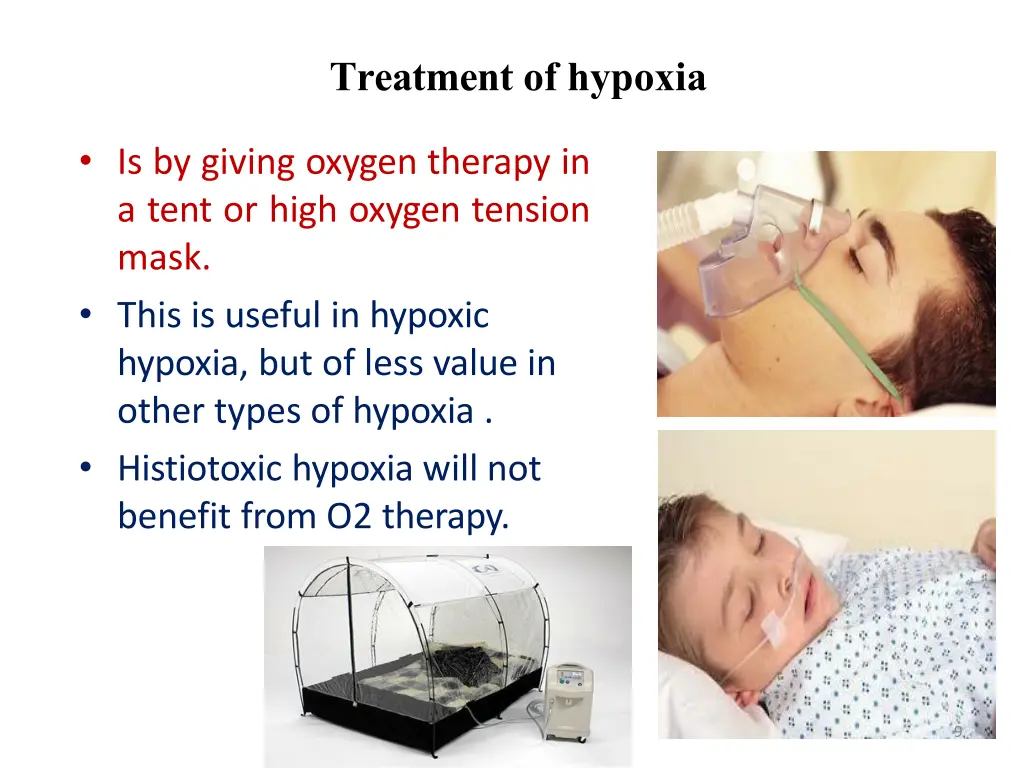 treatment of hypoxia