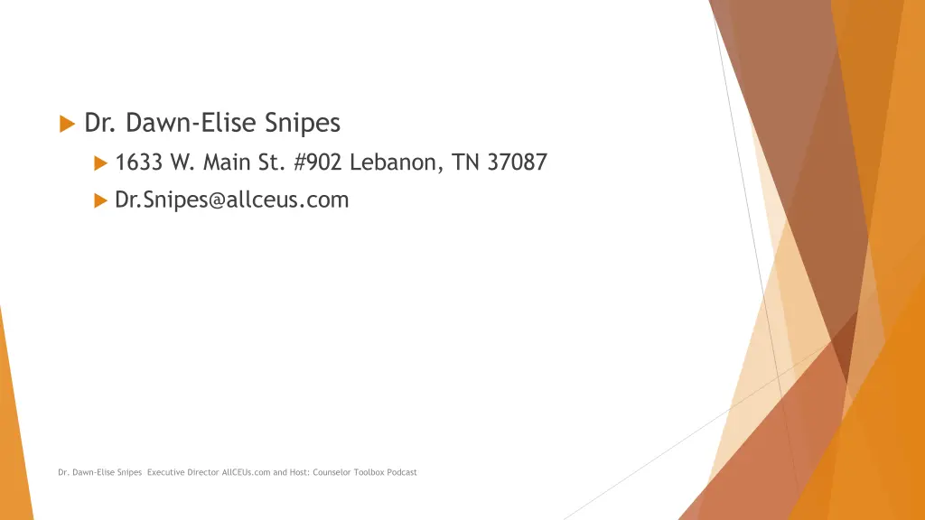 dr dawn elise snipes