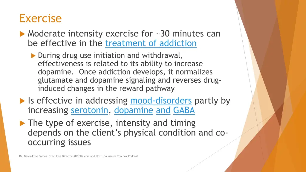 exercise moderate intensity exercise