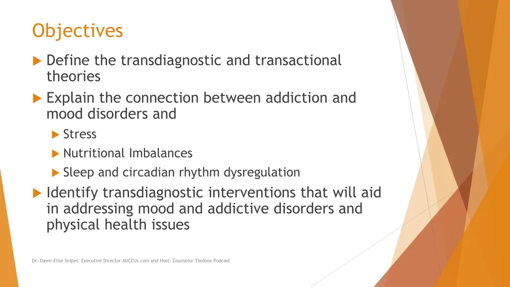 objectives