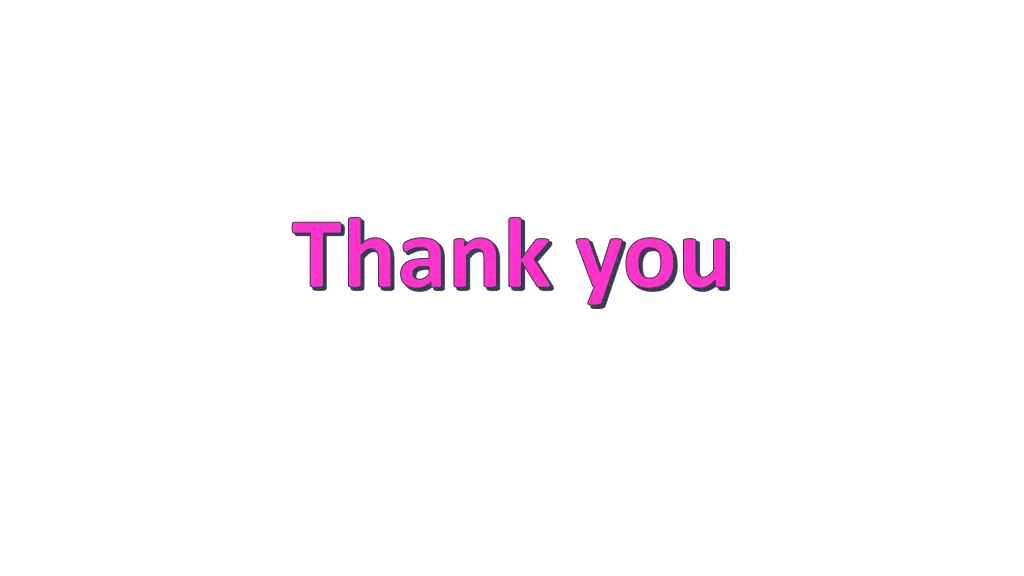 thank you