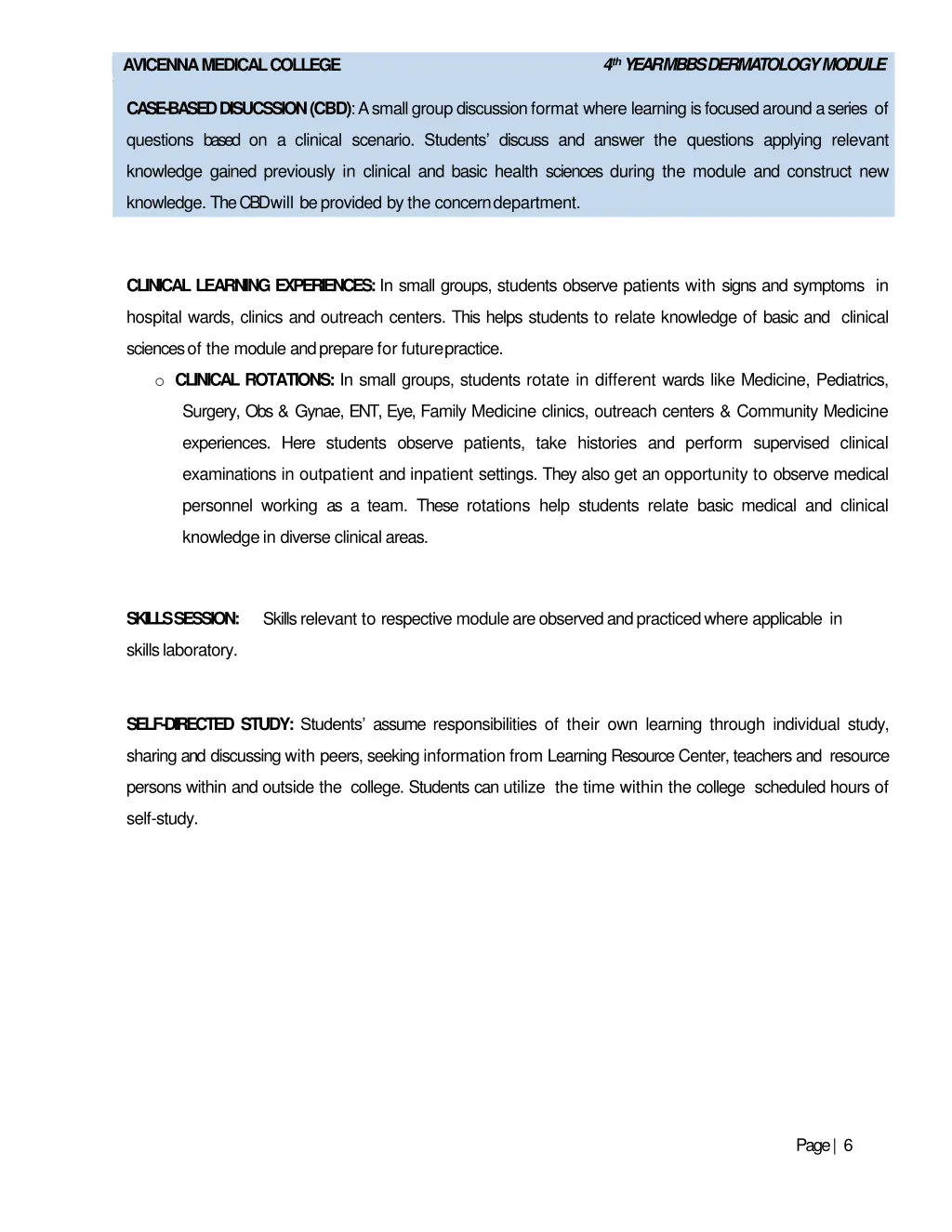 4 th year mbbs dermatologymodule 3