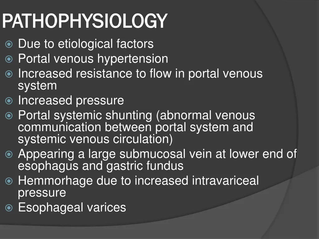 pathophysiology pathophysiology
