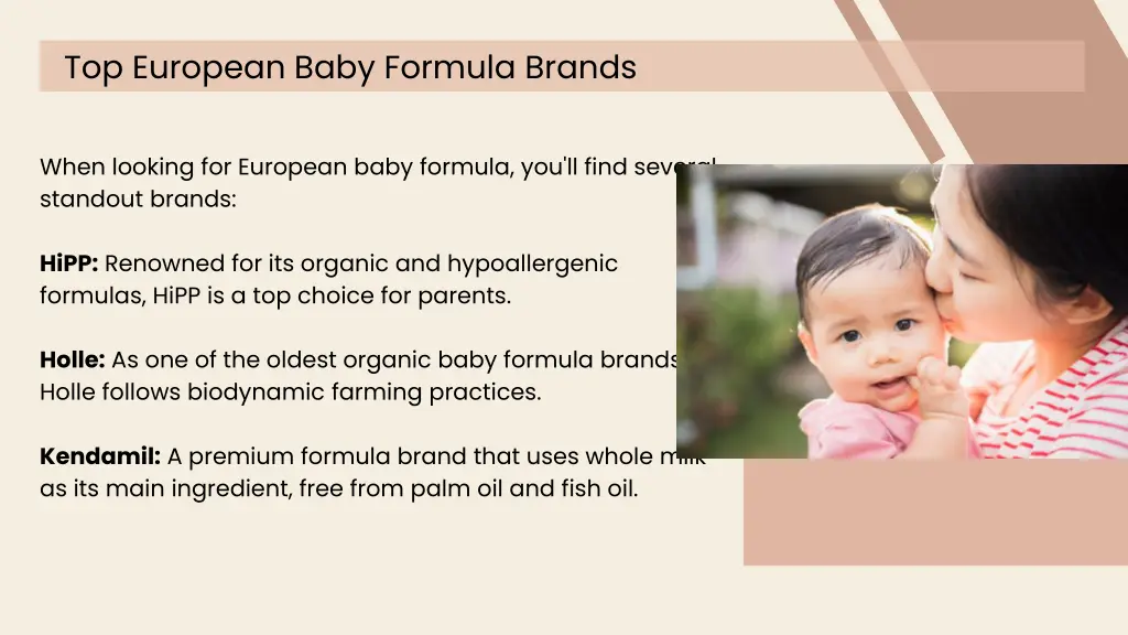 top european baby formula brands