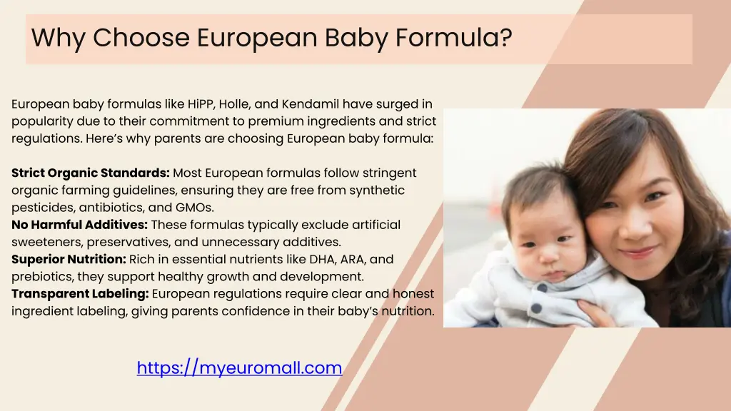 why choose european baby formula