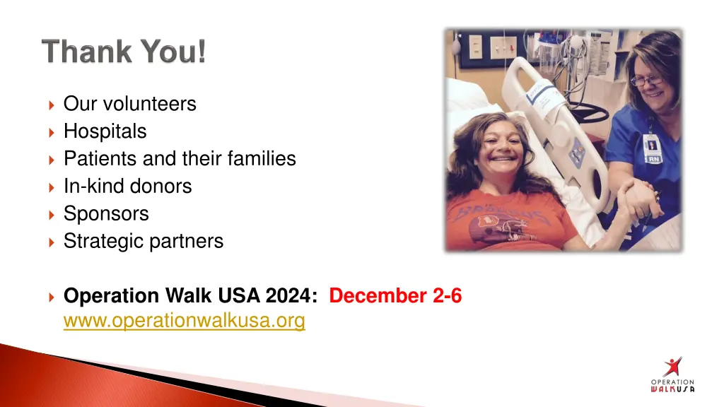 our volunteers hospitals patients and their