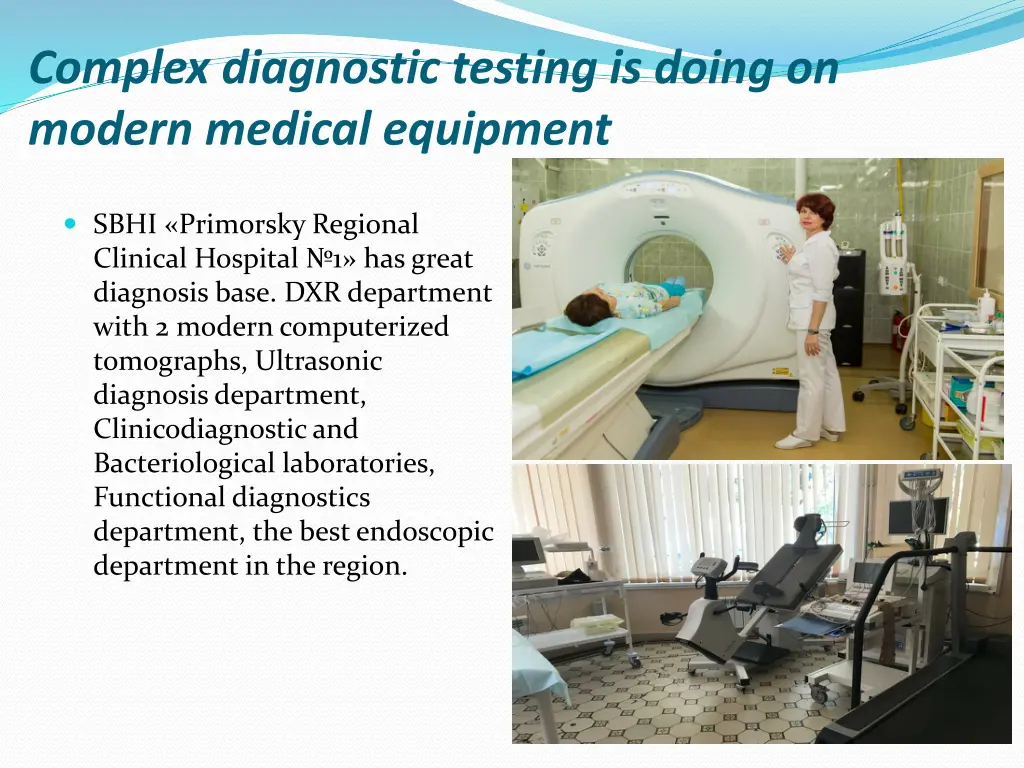 complex diagnostic testing is doing on modern