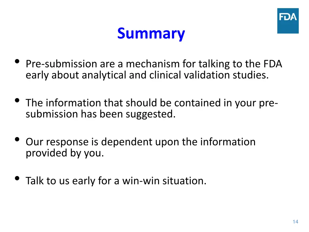 summary