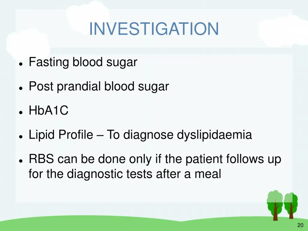 investigation