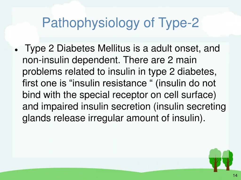 pathophysiology of type 2 1