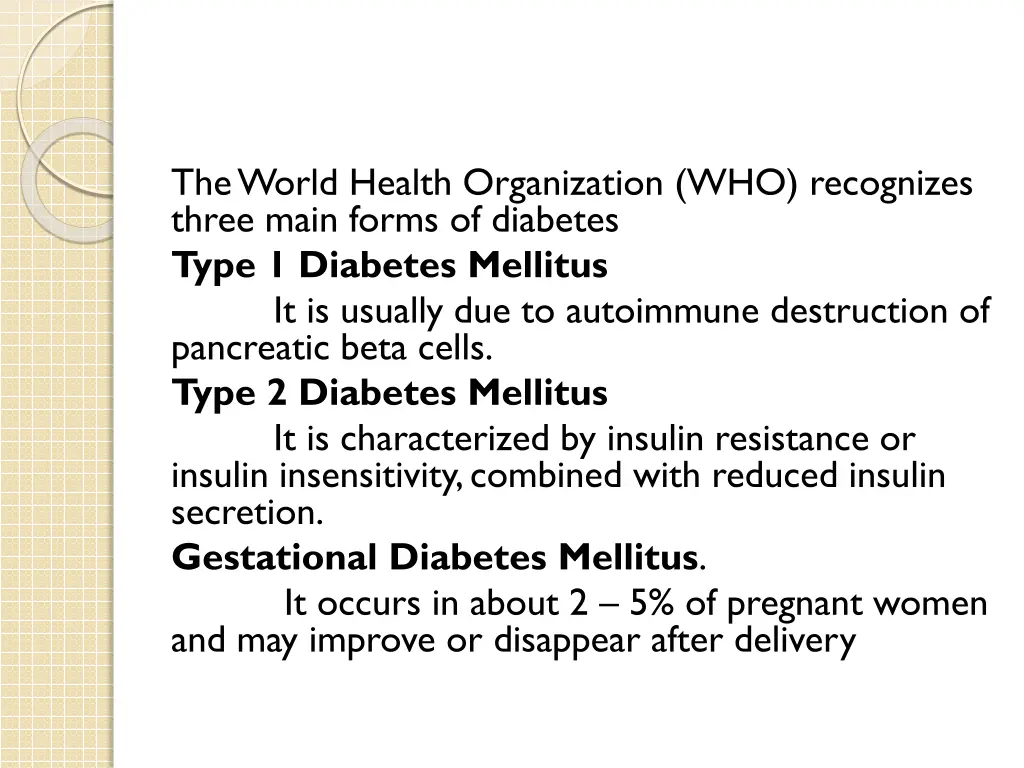 the world health organization who recognizes