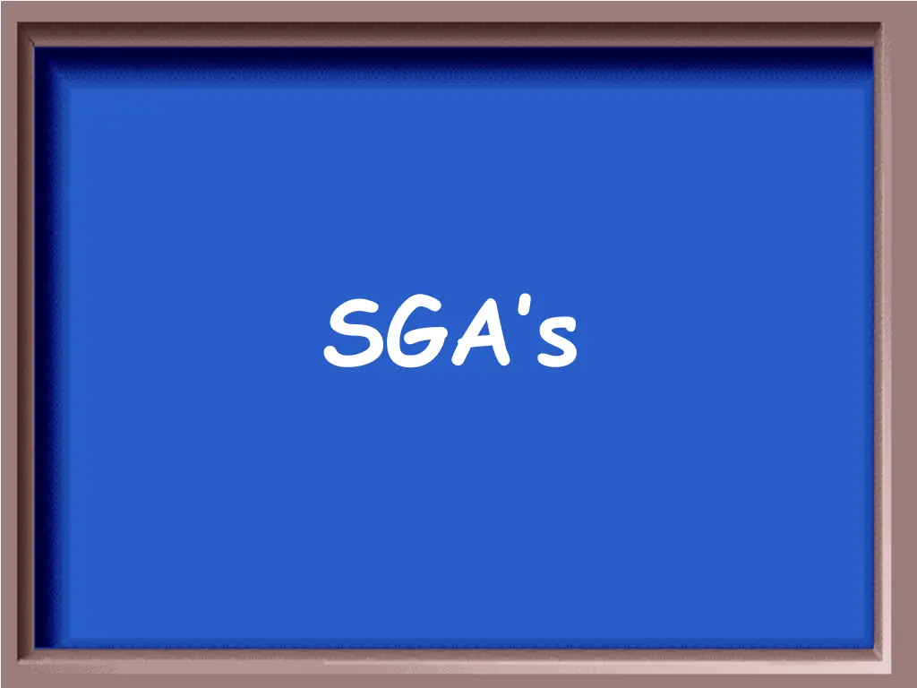 sga s