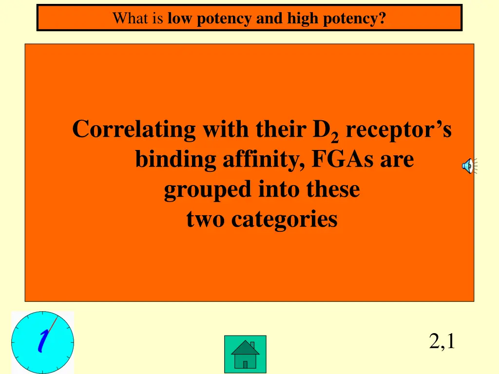 what is low potency and high potency