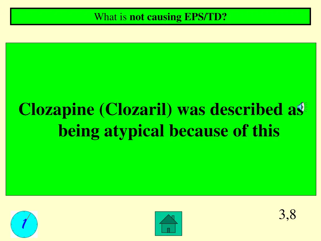 what is not causing eps td