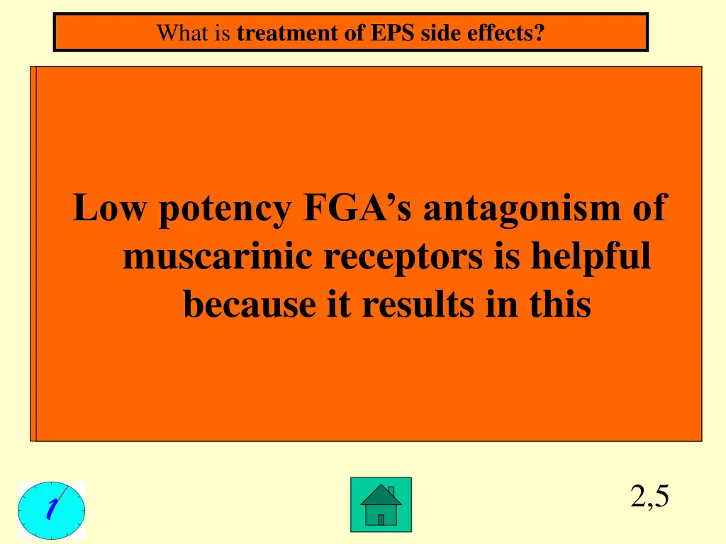 what is treatment of eps side effects