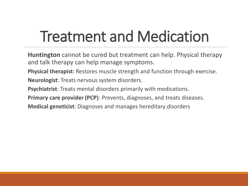 treatment and medication treatment and medication