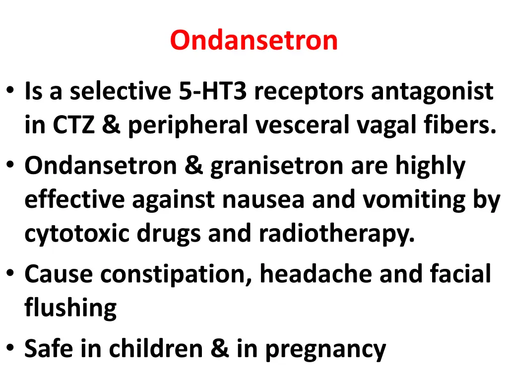 ondansetron