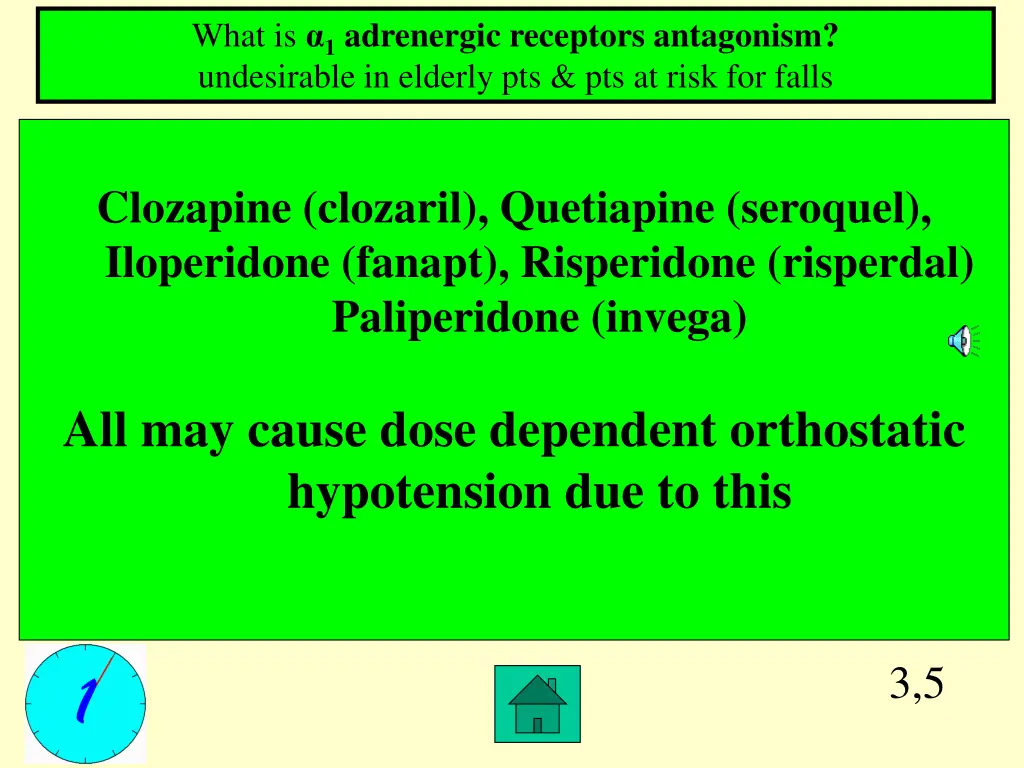 what is 1 adrenergic receptors antagonism