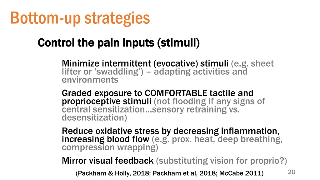 bottom up strategies 1