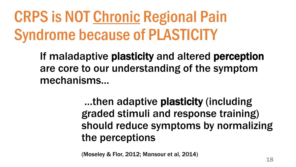 crps is not chronic regional pain syndrome