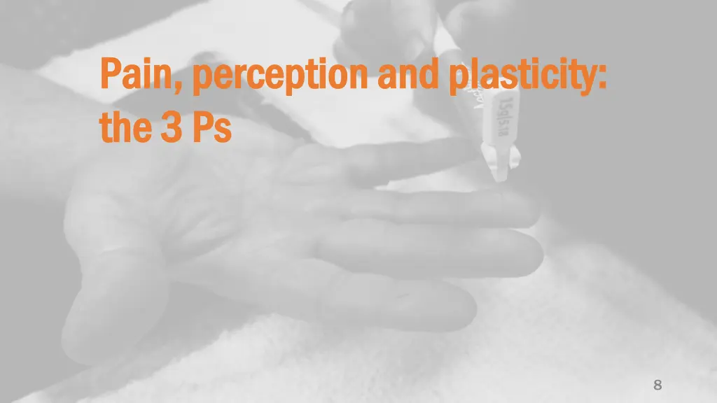 pain perception and plasticity pain perception
