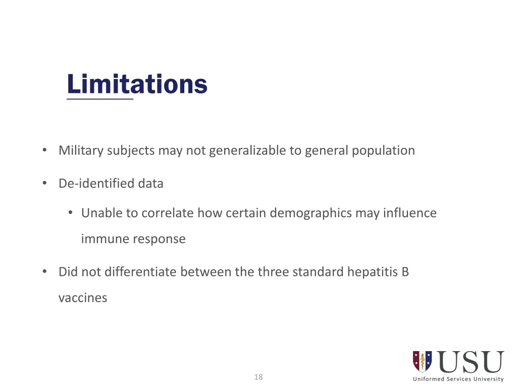 limitations