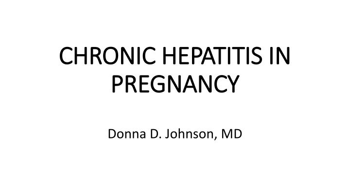 chronic hepatitis in chronic hepatitis