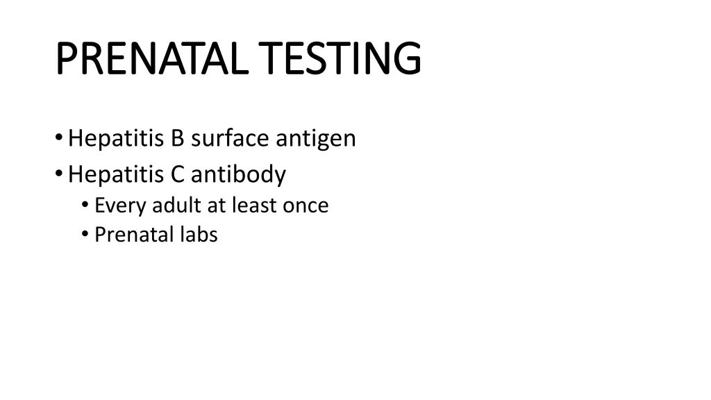 prenatal testing prenatal testing
