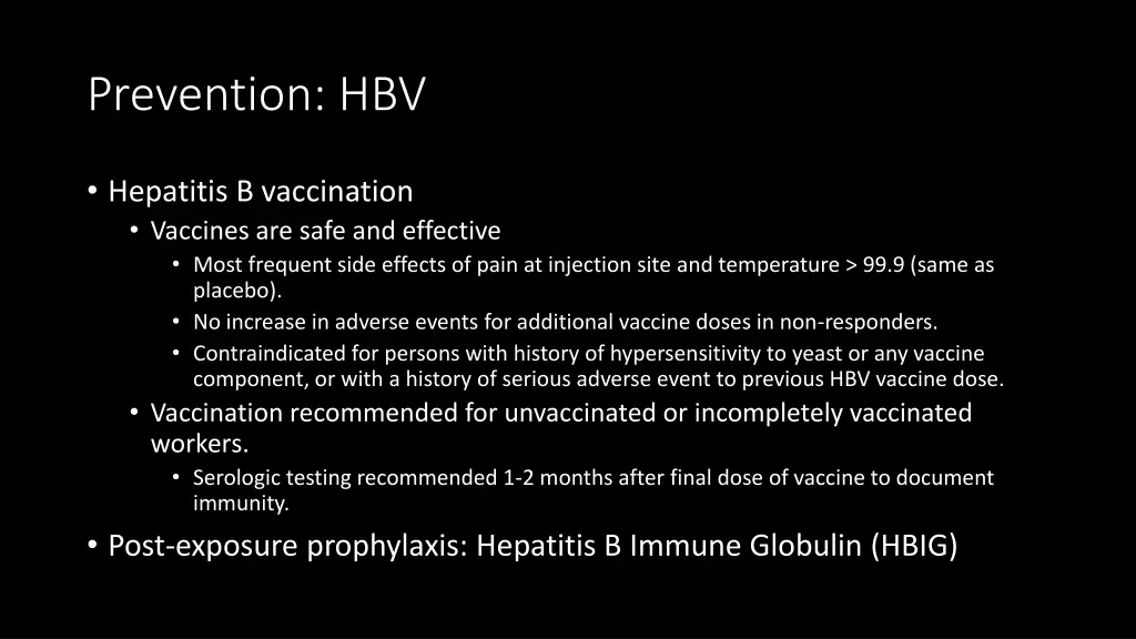 prevention hbv