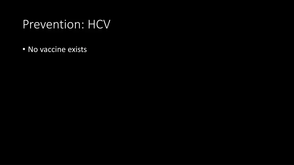 prevention hcv
