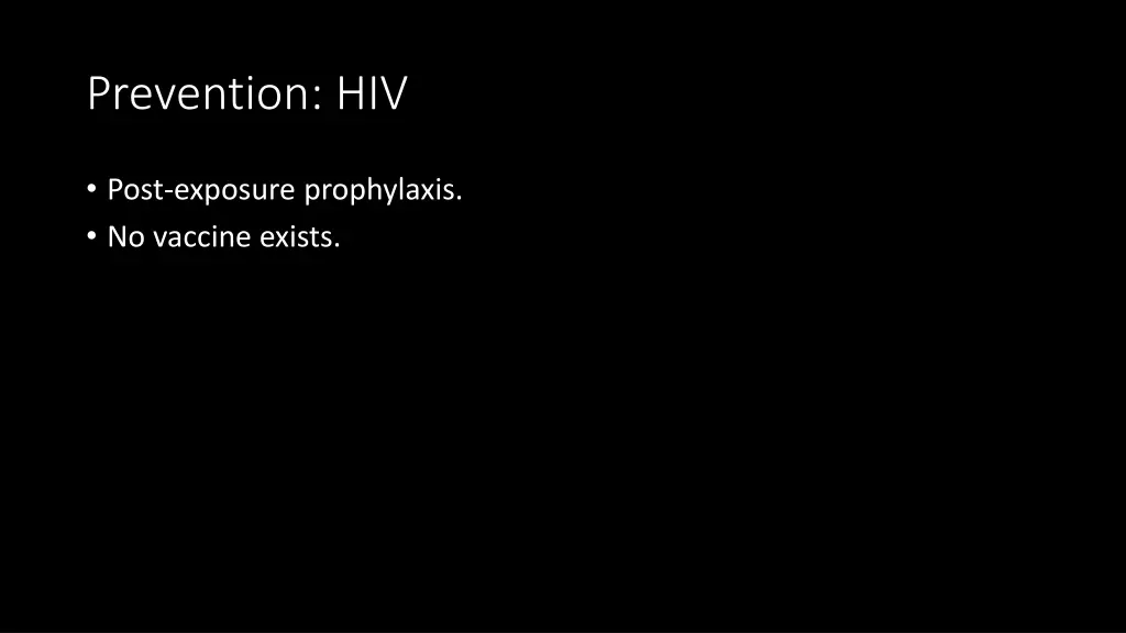 prevention hiv