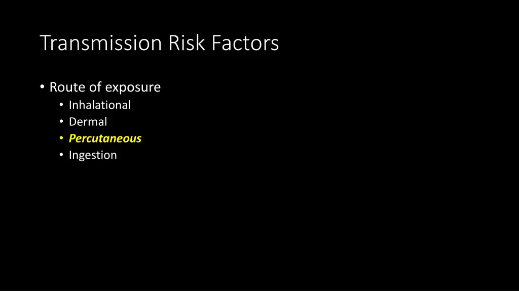 transmission risk factors 3