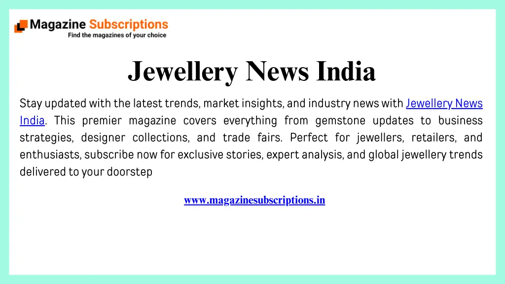 jewellery news india